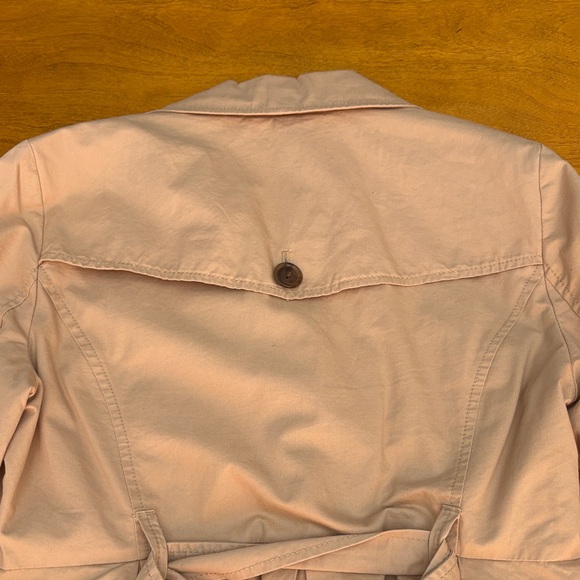 Old Navy Beige Double-Breasted Trench Coat - Picture 13 of 13